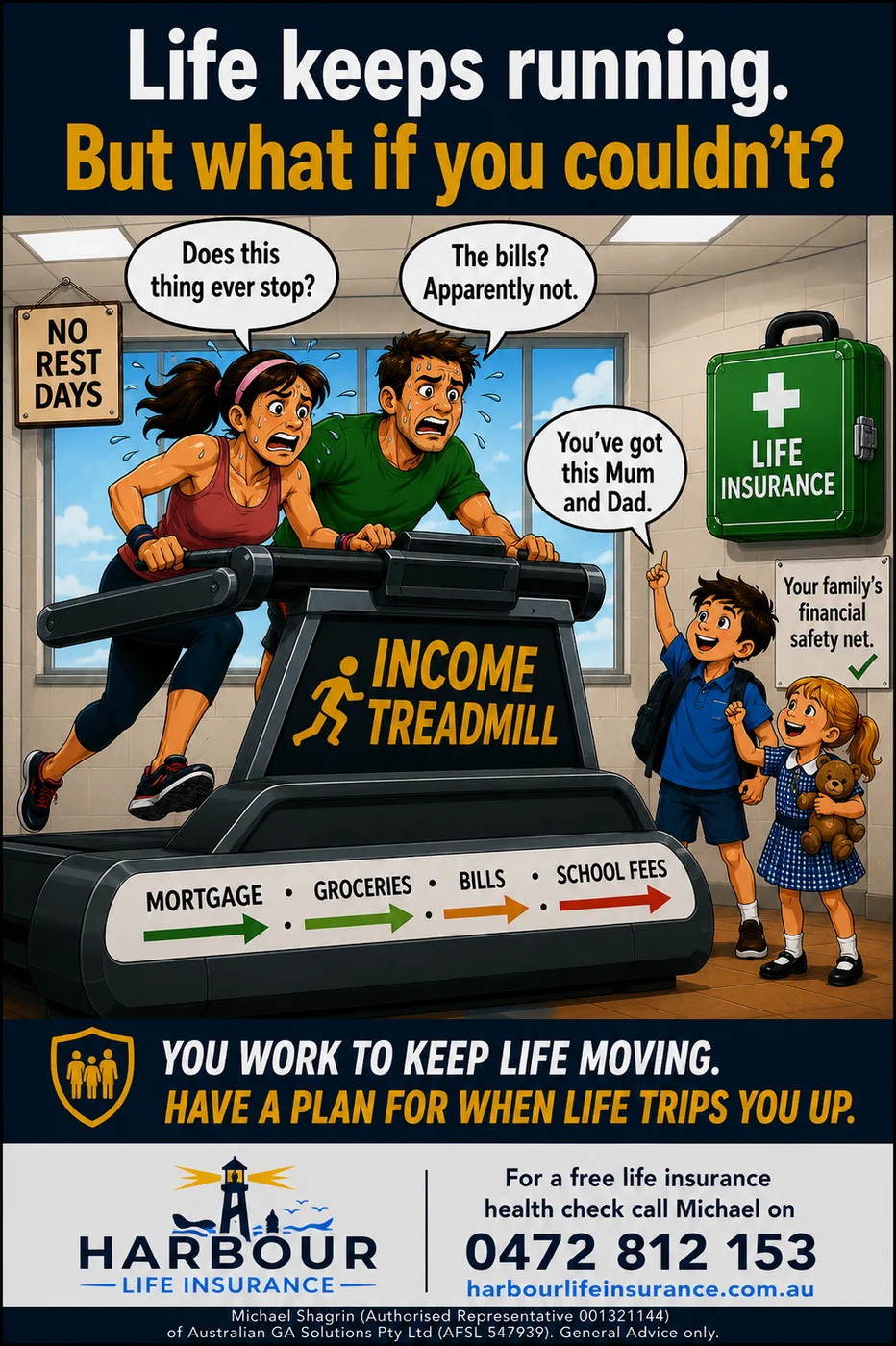 Life keeps running income treadmill