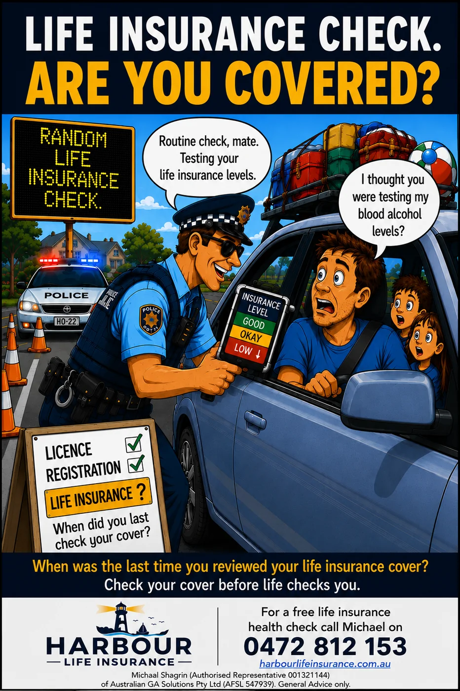 Random life insurance check