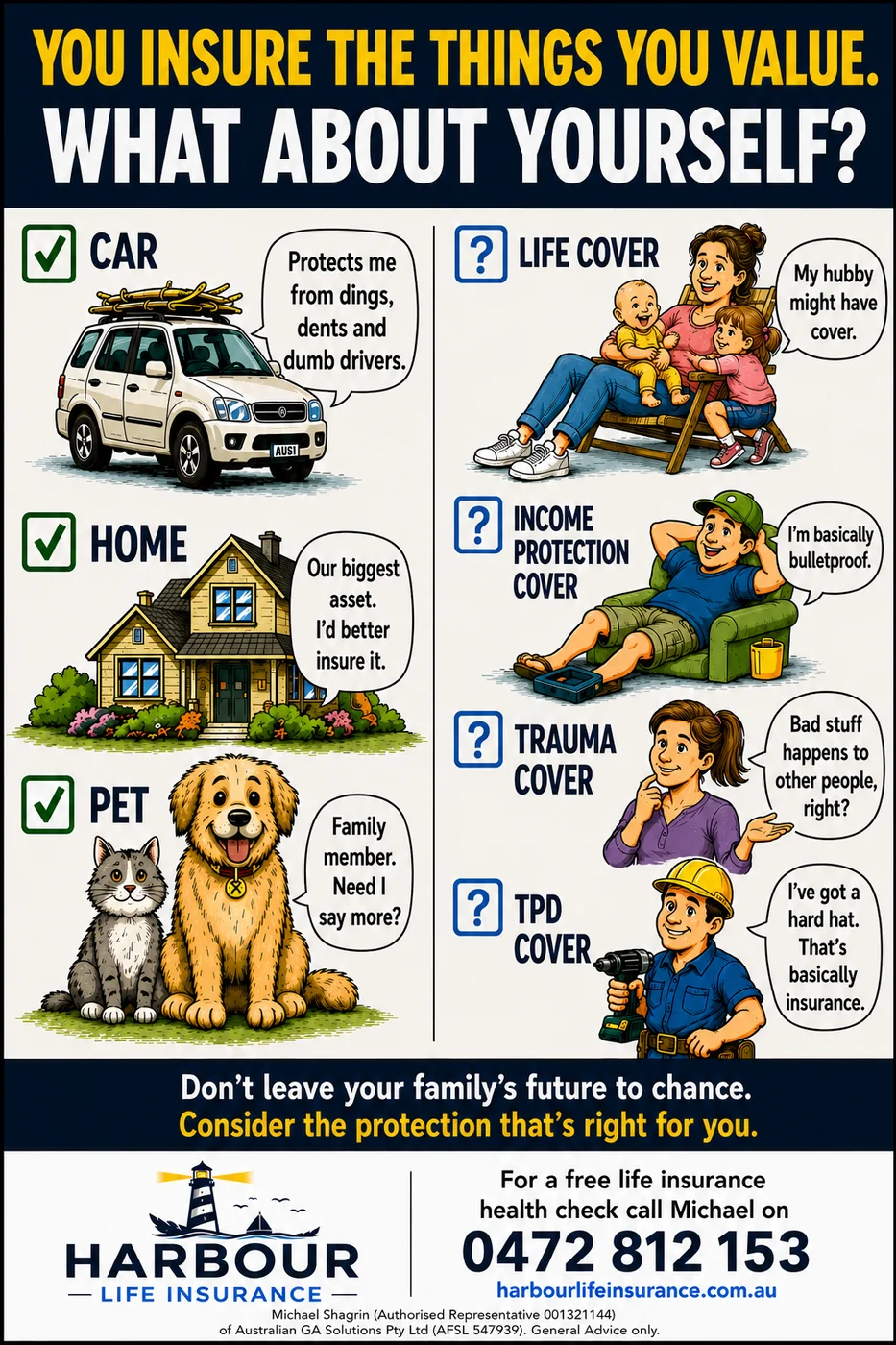 You insure the things you value